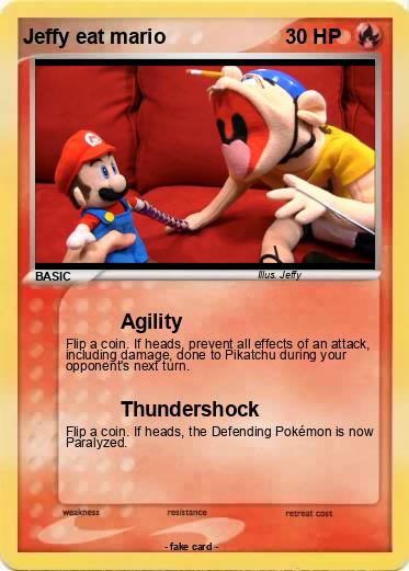 Pokemon Jeffy eat mario
