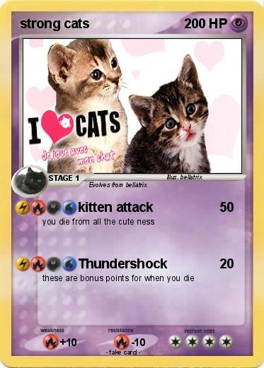 Pokemon strong cats