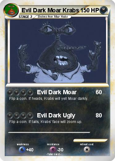 Pokemon Evil Dark Moar Krabs