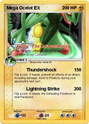 Pokemon Mega Ocelot EX