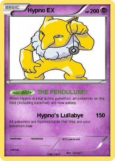 Pokemon Hypno EX