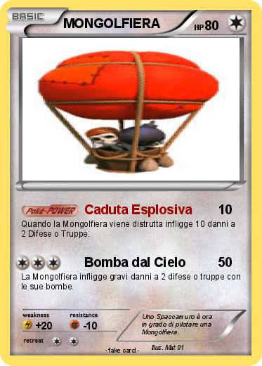 Pokemon MONGOLFIERA