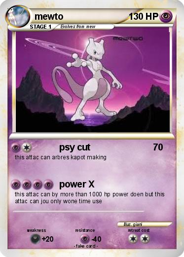 Pokemon mewto