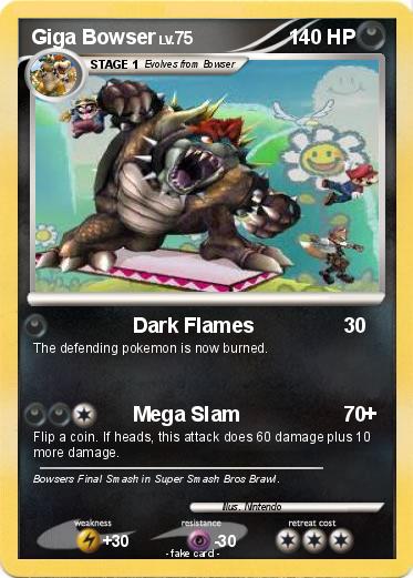 Pokemon Giga Bowser