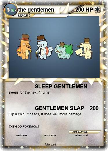 Pokemon the gentlemen