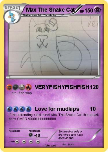 Pokemon Max The Snake Cat