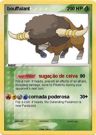Pokemon bouffalant