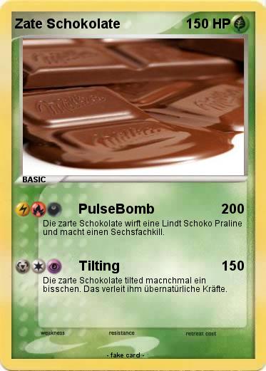 Pokemon Zate Schokolate