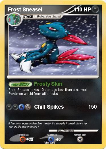 Pokemon Frost Sneasel