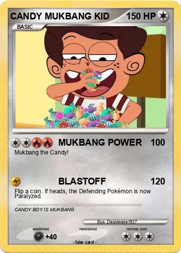 Pokemon CANDY MUKBANG KID