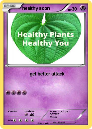 Pokemon healthy soon