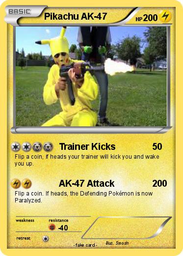 Pokemon Pikachu AK-47