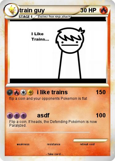 Pokemon train guy