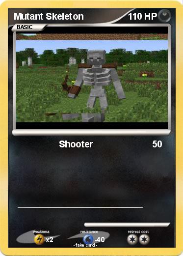 Pokemon Mutant Skeleton