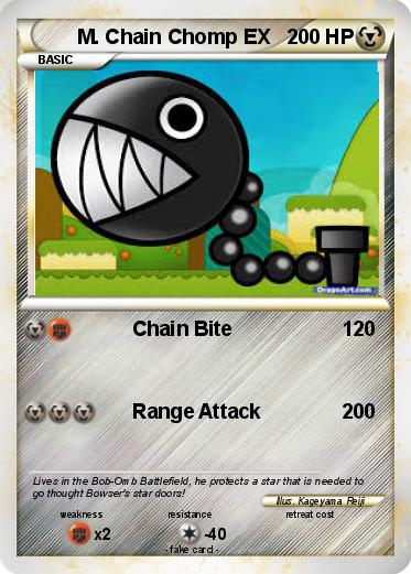 Pokemon M. Chain Chomp EX