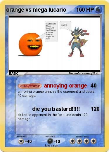 Pokemon orange vs mega lucario