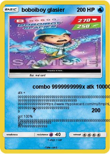 Pokemon boboiboy glasier