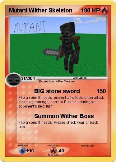 Pokemon Mutant WIther Skeleton
