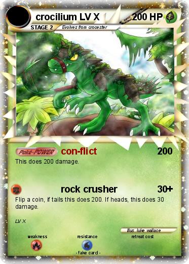 Pokemon crocilium LV X