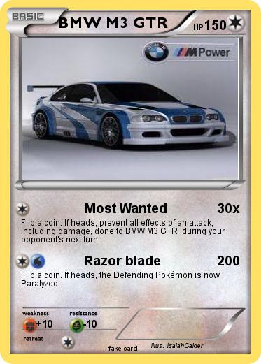 Pokemon BMW M3 GTR