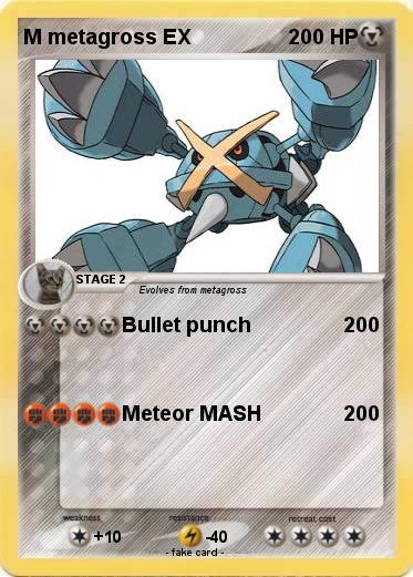 Pokemon M metagross EX