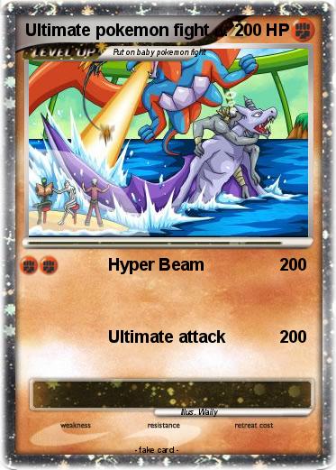 Pokemon Ultimate pokemon fight