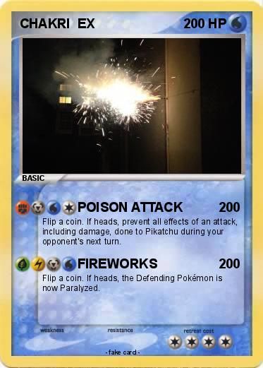 Pokemon CHAKRI  EX