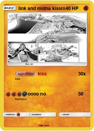 Pokemon link and midna kissin