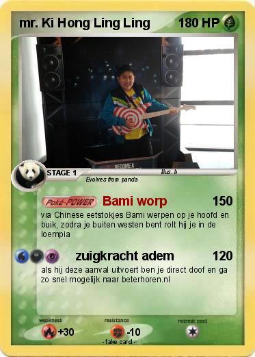 Pokemon mr. Ki Hong Ling Ling