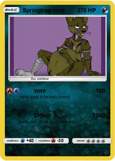 Pokemon Springtrap vore        2