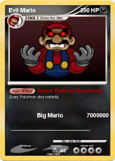 Pokemon Evil Mario