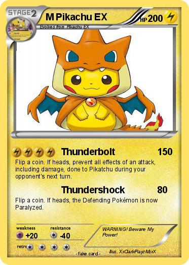 Pokemon M Pikachu EX