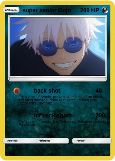 Pokemon super senior Gojo Pokemon super senior Gojo