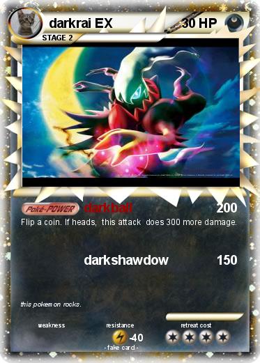 Pokemon darkrai EX
