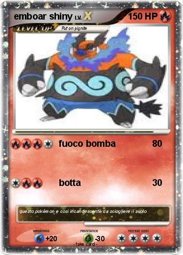 Pokemon emboar shiny