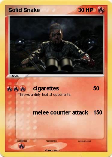Pokemon Solid Snake Pokemon Solid Snake