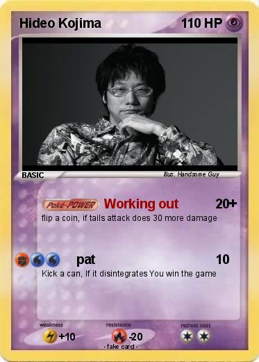 Pokemon Hideo Kojima