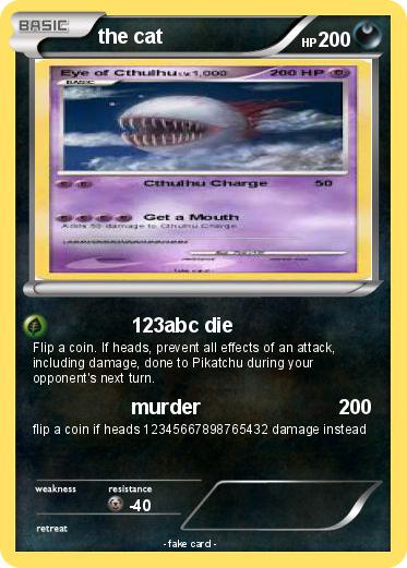Pokemon the cat