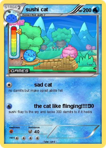 Pokemon sushi cat