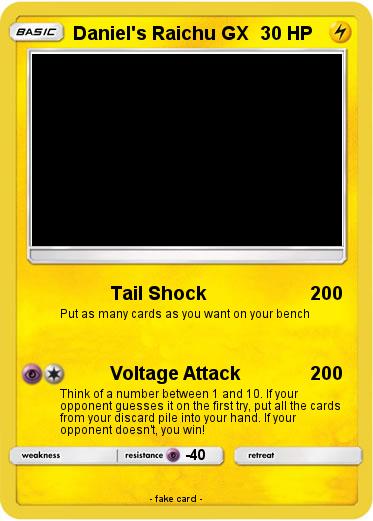Pokemon Daniel's Raichu GX