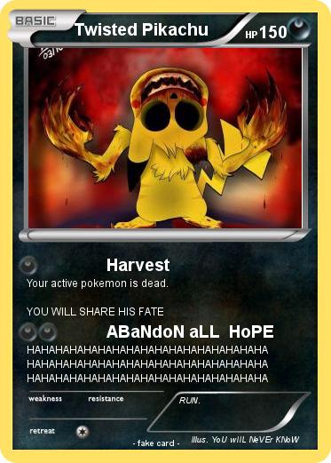 Pokemon Twisted Pikachu