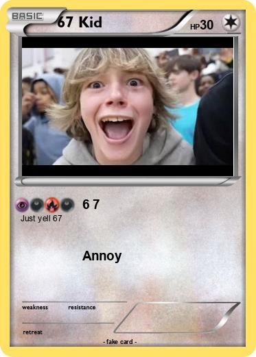 Pokemon 67 Kid
