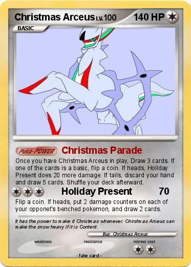 Pokemon Christmas Arceus
