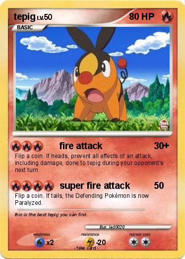 Pokemon tepig