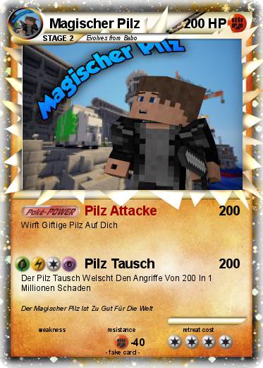 Pokemon Magischer Pilz