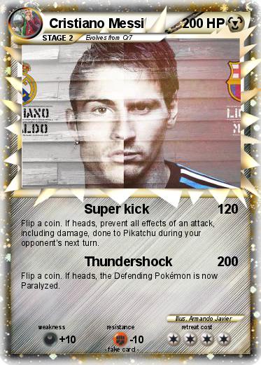 Pokemon Cristiano Messi