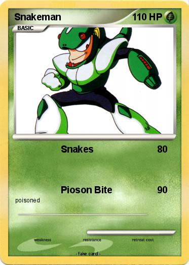 Pokemon Snakeman