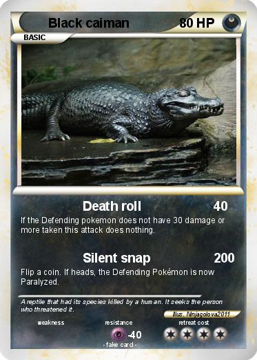 Pokemon Black caiman