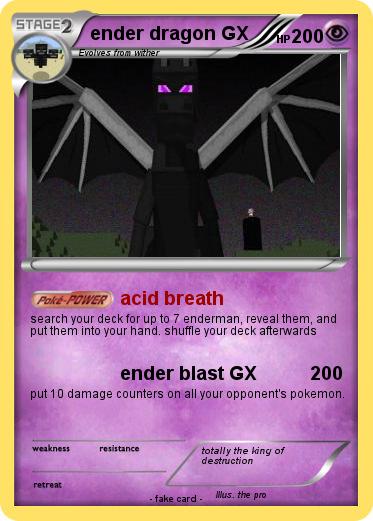 Pokemon ender dragon GX