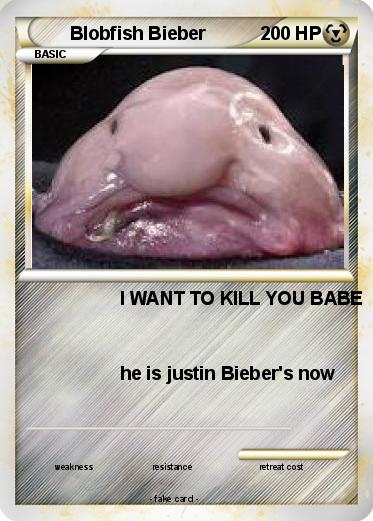 Pokemon Blobfish Bieber
